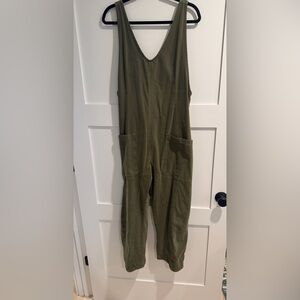 Free People Khaki Jumpsuit